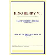 King Henry VI, Part I : Webster's German Thesaurus Edition