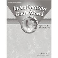 Investigating God's World Quizzes Item # 135208