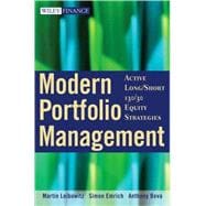 Modern Portfolio Management Active Long/Short 130/30 Equity Strategies