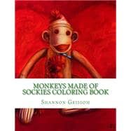 Monkeys Made of Sockies Coloring Book