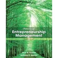 Patterns of Entrepreneurship Management