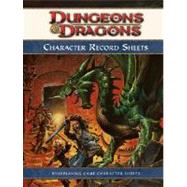 Dungeons and Dragons Character Record Sheets