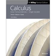 Calculus Early Transcendentals Single Variable [Rental Edition]