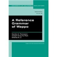 A Reference Grammar of Wappo