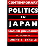 Contemporary Politics in Japan