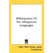 Bibliography Of The Athapascan Languages