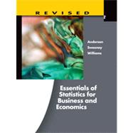 Essentials of Statistics for Business and Economics, Revised, 6th Edition