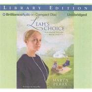 Leah's Choice: Library Edition