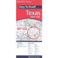 Rand McNally Easy to Read Texas State Map