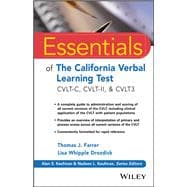 Essentials of the California Verbal Learning Test CVLT-C, CVLT-2, & CVLT3