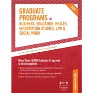 Peterson's Graduate Programs in Business, Education, Health, Information Studies, Law & Social Work 2011