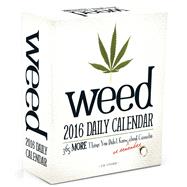 Weed 2016 Daily Calendar