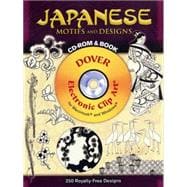 Japanese Motifs and Designs CD-ROM and Book