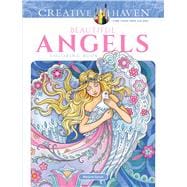 Creative Haven Beautiful Angels Coloring Book