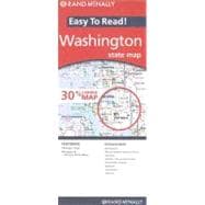 Rand McNally Easy To Read Washington State Map