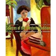 Sources of Western Tradition + Rand McNally Atlas of Western Civilization: From the Renaissance to the Present