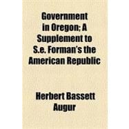 Government in Oregon