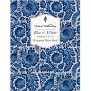 Colonial Williamsburg Blue and White American Style Wrapping Paper Book