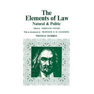 Elements of Law, Natural and Political