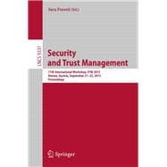 Security and Trust Management