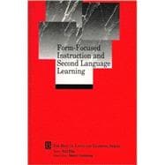 Form-Focused Instruction and Second Language Learning Language Learning Monograph