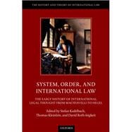 System, Order, and International Law The Early History of International Legal Thought from Machiavelli to Hegel