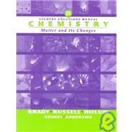 Chemistry: The Study of Matter and Its Changes, Student Solutions Manual, 3rd Edition