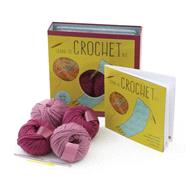 Learn to Crochet Kit Creative Craft Kit, Includes Hook and Yarn for Practice and for Making Your First Scarf