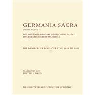 Die Bamberger Bischöfe von 1693 bis 1802. Das exemte Bistum Bamberg 4