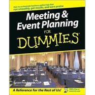 Meeting and Event Planning For Dummies