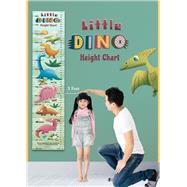 Little Dino Height Chart Growth Chart with Measuring Ruler and Stick-on Tape