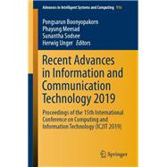 Recent Advances in Information and Communication Technology 2019