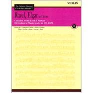 Ravel, Elgar and More - Volume 7 The Orchestra Musician's CD-ROM Library - Violin I and II
