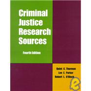 Criminal Justice Research Sources