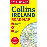 2017 Collins Ireland Road Map