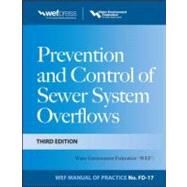 Prevention and Control of Sewer System Overflows, 3e - MOP FD-17