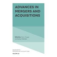 Advances in Mergers and Acquisitions
