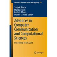 Advances in Computer Communication and Computational Sciences