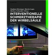 Interventionelle Schmerztherapie der Wirbelsäule book cover, ISBN 9783111168609