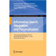 Information Search, Integration, and Personalization