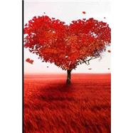 Love Tree Heart Valentine Lined Journal