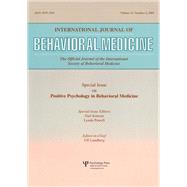 An Exploration of the Health Benefits of Factors That Help Us to Thrive