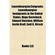 Luxembourgian Emigrants