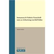 Immanenz & Einheit