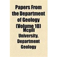 Papers from the Department of Geology