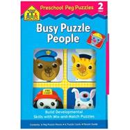 Busy Puzzle People P-K Peg Puzzle Cards