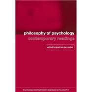 Philosophy of Psychology: Contemporary Readings