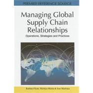 Managing Global Supply Chain Relationships