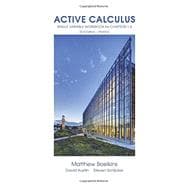 ACTIVE CALCULUS 2018 SINGLE VARIABLE CHAPTERS 1-4 WKBK