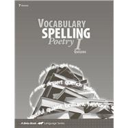 Vocabulary, Spelling, Poetry I Quiz book Item # 138894